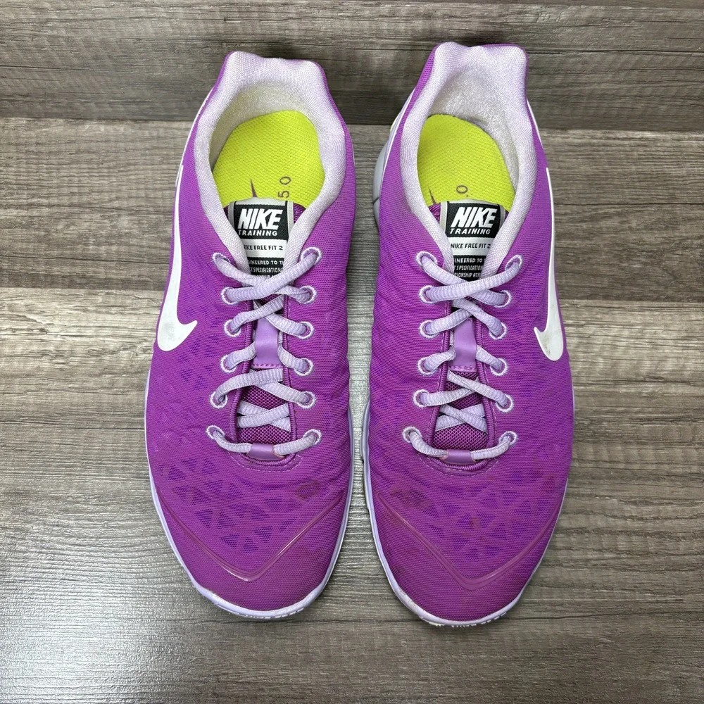 Nike Free Fit 2 Purple Pink Womens US Size 7 EUR 38 487789-502 Running Shoes - Picture 8 of 10